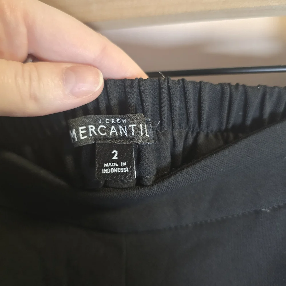 J. Crew Classic Black Women's Pants Size 2